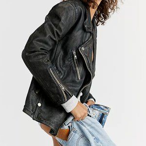 We The Free Jealousy Leather Moto